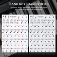 thumbnail image 5 of 2pcs Note Letters Decals Removable Piano Keyboard Sticker PVC Musical Accessories For 37 49 54 61 88 Keys Beginners Kids, 5 of 5