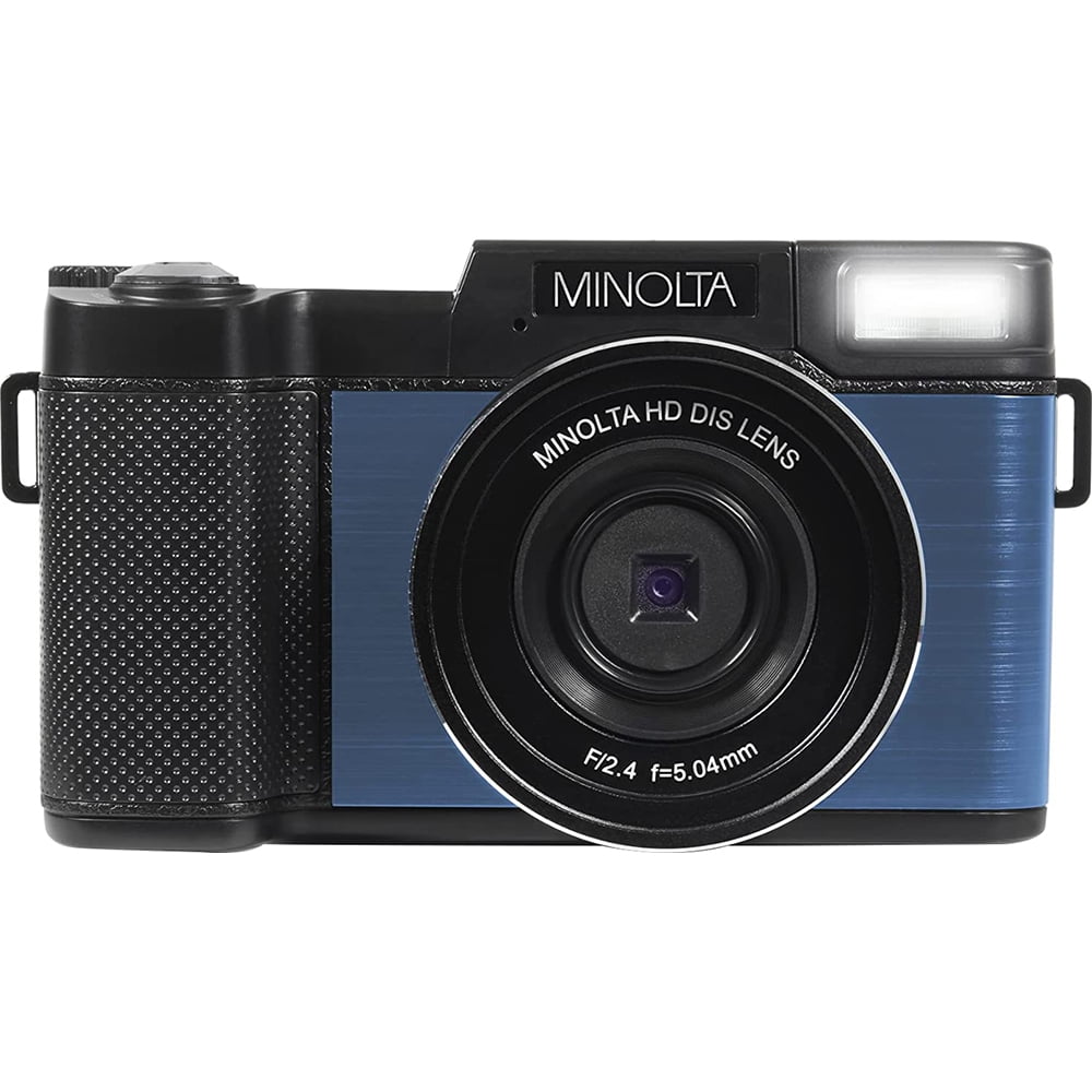 Minolta MND30 30 MP/2.7K Ultra HD Digital Camera (Blue) (Open Box