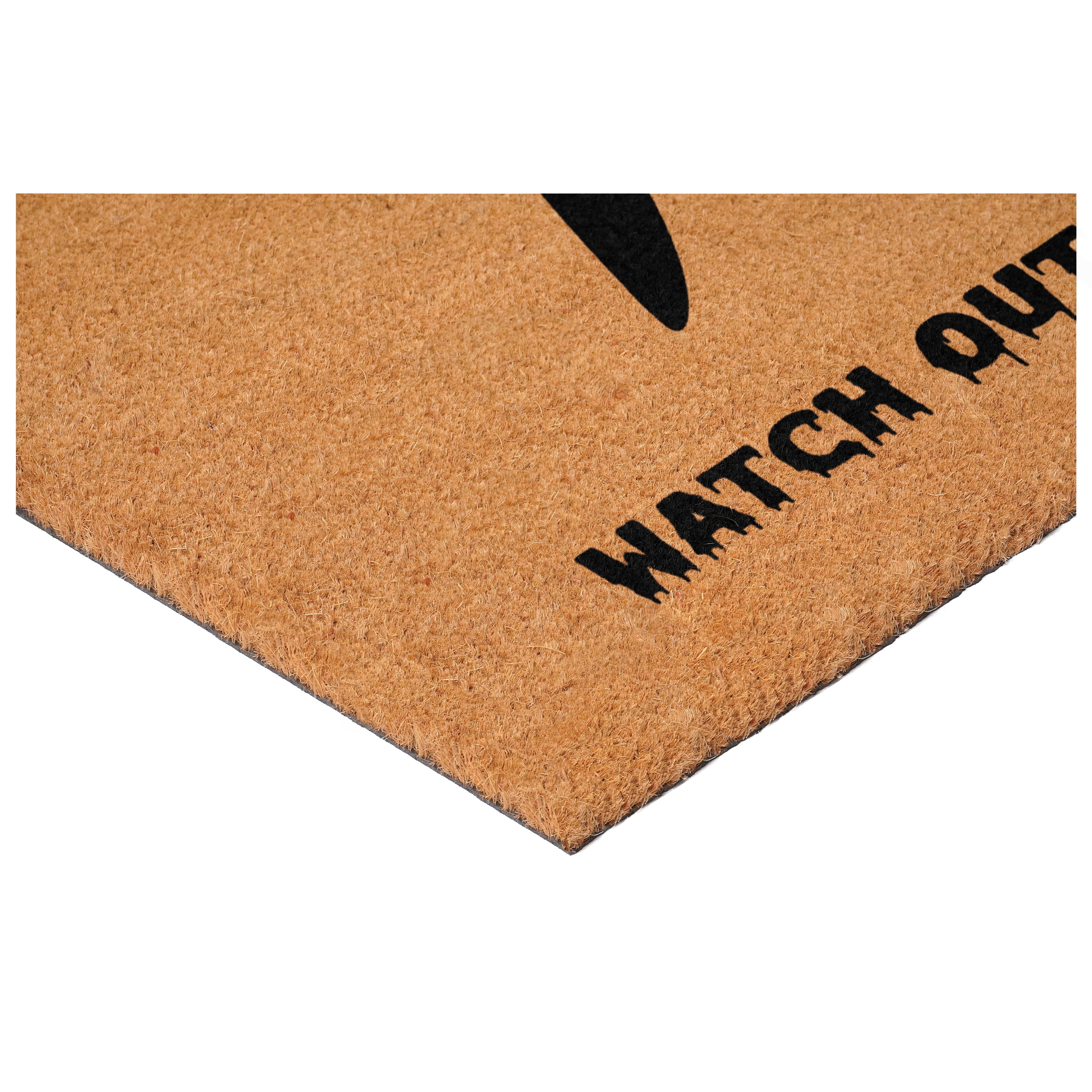 Watch Out Cat Doormat, 17" x 29"