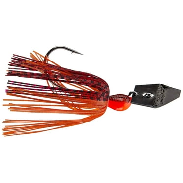 Z-Man 1130491 0.5 oz Original ChatterBait Jig Lure, Fire Craw