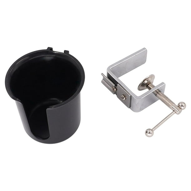 Portavasos de escritorio Portabotellas Estable Ahorra espacio Mesa giratoria automática Dia negra 9.8 cm