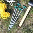 thumbnail image 2 of 16x Steel Tent Pegs - Durable Long Pegs with Plastic Frame for Camping, 2 of 6