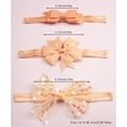 thumbnail image 2 of Dalrosia Baby Girl Bows Headband Chiffon Flower Hairband for Newborn Infant Toddler Soft Elastic Hair Bow Accessories for Baby Birthday Party, 2 of 6