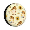 thumbnail image 2 of Balery Watercolor Bee Honey Honeycomb Bee Tire Covers - Tough Tire Wheel Protector for Truck, SUV, Trailer, Camper, RV -15 inch, 2 of 8