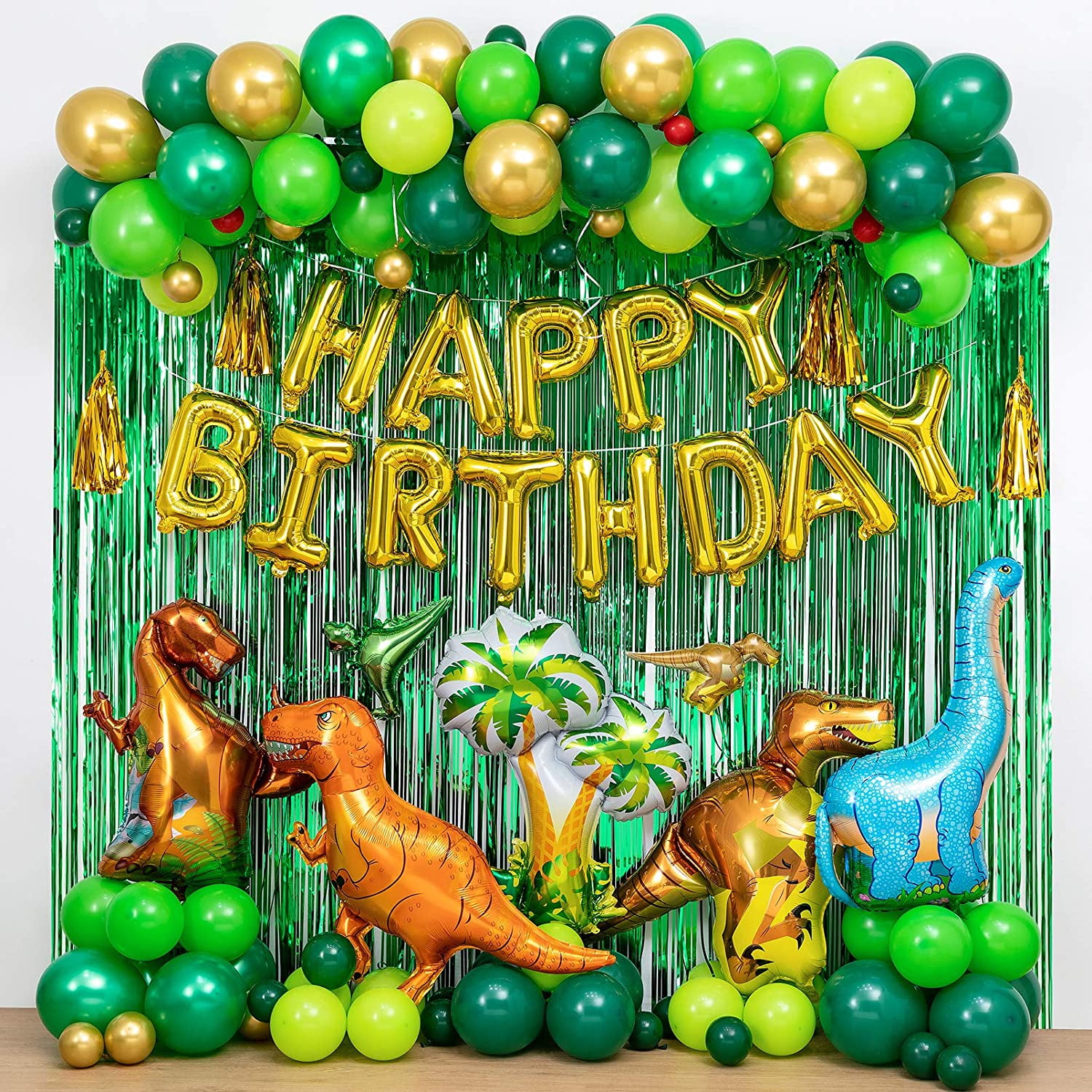 2 x personalised birthday banners dinosaucers children nursery balloons party 