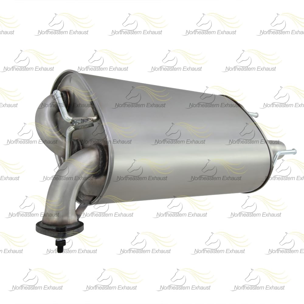 Northeastern Exhaust | Stainless Steel Exhaust Resonator & Muffler Kit Fits Toyota Camry 2002–2006 3.0L | Free Gaskets, Hangers, Clamp & Bolt Kit Included | Direct-Fit Replacement