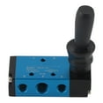 thumbnail image 2 of Hand Push Valve, Hand Lever Pneumatic Valve Fine Thread 2 Position 5 Way Professional  For Industrial Equipment For Technical Staff, 2 of 8