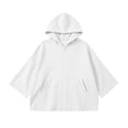 thumbnail image 6 of ZACPNCV Girls Zip Up Hoodie Kids Solid Color Oversized Hooded Sweatshirt with Pockets Long Sleeve Soft Casual Outerwear for School & Everyday Wear 13-14 Years, 6 of 6