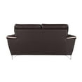 thumbnail image 4 of Titan Furnishings 69" Modern Leather Loveseat in Brown, 4 of 17