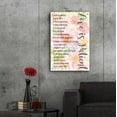 thumbnail image 6 of Epic Art 'Floral Love is Patient' by Cindy Jacobs, Acrylic Glass Wall Art, 24"x36", 6 of 8