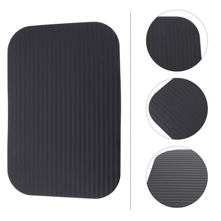 Omeite Garden Yoga Mat NBR Kneeling Mat (29X19X1.5CM Black)