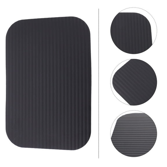 Omeite Garden Yoga Mat NBR Kneeling Mat (29X19X1.5CM Black)