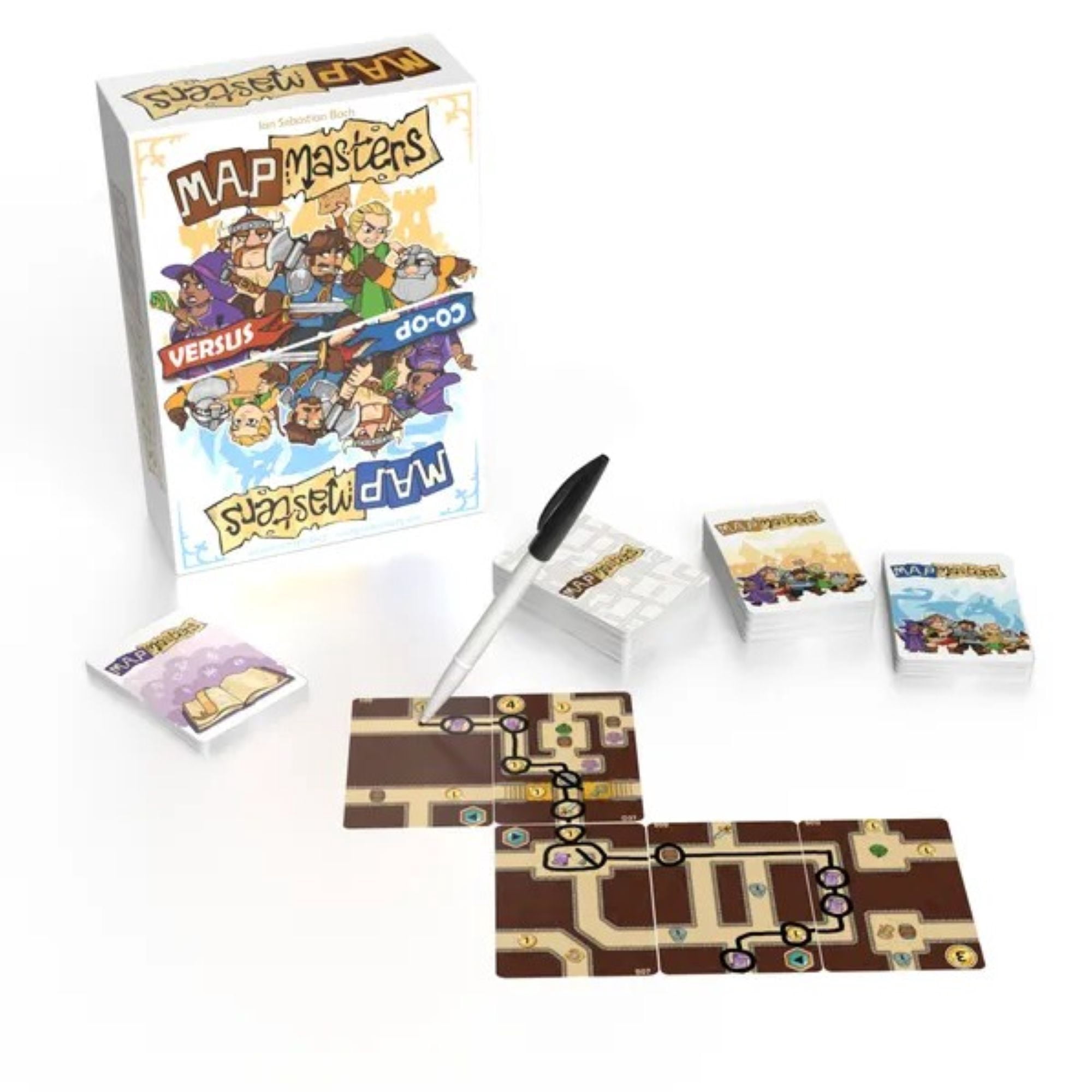 Map Masters Family Board Game for Ages 10+, from Asmodee