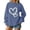 Navy-d, variant on ChaoLingNeng Valentines Sweatshirts for Women Valentine Love Heart Print Sweatshirt Funny Long Sleeve Graphic Printed Loose Pullover Tops