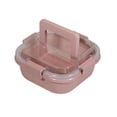 thumbnail image 1 of Lonchera ecológica de fibra de trigo-Yemek rosa 18.1 x 18.1 x 7.5, 1 of 4