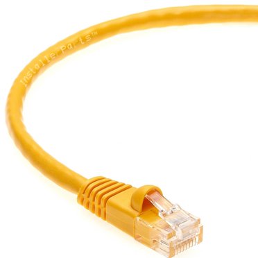 Cat 6 Ethernet Cable 100 ft, Flat Wire, (1 Pack) Orange, Cat6 Cable ...