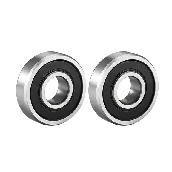 Deep Groove Ball Bearing 609RS Double Sealed, 9mmx24mmx7mm Carbon Steel, 2Pcs