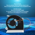 thumbnail image 4 of Ventilador de refrigeración de CPU DC 5V 055A ventilador de refrigeración de CPU portátil compacto y duradero de repuesto para Apache Pro ANGGREK Otros, 4 of 8