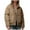 Coffee, variant on Coats for Women Long Sleeve Casual Solid Color Zippered Button Stand Up Collar Double Pocket Parkas Mountain Hiking Trip