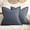 Blue, variant on Zahazoho Set of 2 Burlap Linen Throw Pillow Covers 18x18", Natural Rustic Cushion Case with Hidden Zipper for Sofa Couch Bed, Brown
