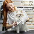 ZNGRJIR High-Quality All-Metal Rechargeable Dog Clippers - Advanced Pet 