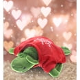 thumbnail image 4 of DolliBu I LOVE YOU Plush Green Sea Turtle - Cute Stuffed Animal with Red Shirt For Valentine, Anniversary, Romantic Date, Boyfriend, or Girlfriend Gift - 7 Inches, 4 of 6