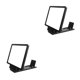thumbnail image 3 of Seitruly Soporte para amplificador de pantalla 3D, lupa plegable para teléfono móvil, soporte HD, soporte para amplificador de vídeo, soporte para negro 2piezas, 3 of 6