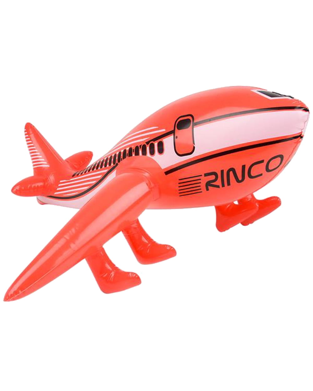 24" Red Inflatable 747 Jet Airplane Aviation Pilot Toy Decoration