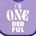 thumbnail image 4 of Inktastic I'm One-derful First Birthday Boys or Girls Baby Bib, 4 of 4