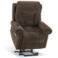 thumbnail image 3 of MCombo Dual Motor Power Lift Recliner Chair with Massage and Dual Heating for Senior, Fabric 7888 (Coffee, Medium), 3 of 10