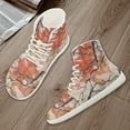 thumbnail image 5 of Wismoutput Tree Branch Print Barefoot Shoes Comfortable High Top Casual Shoes for Men Boys Wide Width Size 5.5-14, 5 of 7
