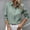 Mint Green, variant on Womens Button Up Shirts Solid Color Textured Green T Shirts Long Sleeve V-Neck Blouses