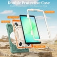 thumbnail image 3 of Funda para Samsung Galaxy Tab A11 de 8,7 pulgadas (2025) y Galaxy Tab A9 de 8,7 pulgadas (2023),funda protectora infantil a prueba de golpes con portalápices, correa de mano giratoria de 360 ​​grados, 3 of 9