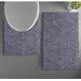 thumbnail image 3 of LuxUrux Bathroom Rugs Non Slip Super Soft Chenille Luxury Bath Mat Contour Set, Soft Plush Shower Rug +Toilet Mat., 3 of 6