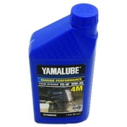 Yamaha Marine New OEM FC-W 4-Stroke Engine Oil, 1qt/32oz 10W-30, LUB-10W30-FC-12