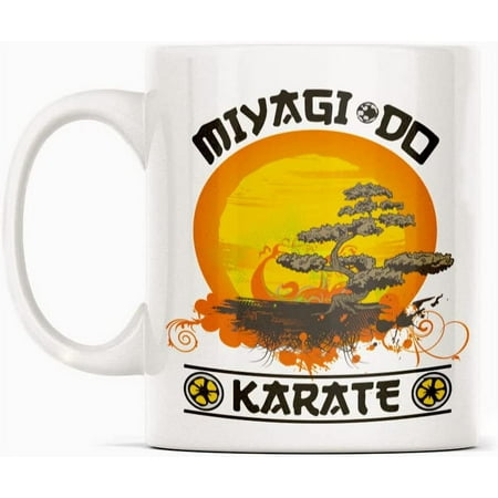 

Karate Kid Miyagi Do Zen Spirit Life Mug Gift White Funny Sarcasm Coffee Cup Novelty