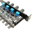thumbnail image 3 of tredstone 12V Computer PC Case Cooling Fan Hub Regulator 4Pin 3Pin Speed Controller 5, 3 of 5