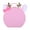 Pink, variant on Girls Rainbow Bear Jewelry Case with Dividers and Carrying Handle, Polyurethane