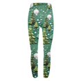 thumbnail image 7 of SNOWSONG Christmas Leggings for Women, Plus Size Leggings Women High Waisted Workout Pants Tummy Santa Print Holiday Legging Tights, Womens Leggings, Tummy Control Leggings Blue L, 7 of 7