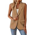 thumbnail image 4 of 2023 Amazon New Casual Fashion Temperament Suit Vest Women, 4 of 6