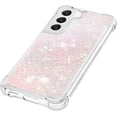 thumbnail image 5 of Slim Fit Phone Case for Samsung Galaxy S23 (Not fit S23 Plus), Glitter Liquid Quicksand Effect Silicone Soft TPU Case with Camera Lens and Screen Protection for Galaxy S23,LSWT Pink, 5 of 12