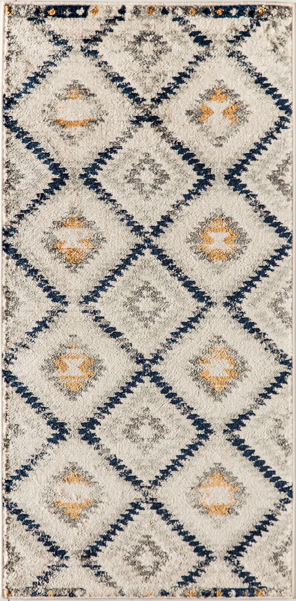 Soleil BR30A Kilim Gold Tribal Moroccan ivory Area Rug, 8'x10'Oval