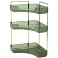 thumbnail image 5 of Tnobhg 2-Tier Corner Bathroom Storage Shelf High Stability Strong Load-bearing Perfume Tray Makeup Storage Rack Home Supplies, 5 of 8