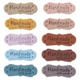 thumbnail image 1 of 50Pcs PU Leather Labels Tags for Handmade DIY Hats Bags with Love Label for Clothes Sewing Tags Acc, 1 of 5