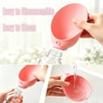 thumbnail image 4 of AHGQT Dog Water Bottle Adapter, Portable Silicone Dog Water Dispenser for Standard Water Bottles Leak Proof Outdoor Pet Water Feeder Bowl for Dog Cat Walking Hiking Travel, Leaf Design, 2Pcs, 4 of 6