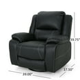 thumbnail image 4 of Teresa Classic Tufted Leather Swivel Recliner, 4 of 8