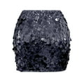 thumbnail image 3 of Women’s Sequin Skirt Stretchy Bodycon Night Out Party Mini Skirt Full Size Bed Skirt Cute Skirts Long Pencil Skirts for Women Denim Ruffle Skirt Bikini Skirt Pleated Skirts for Women plus Size, 3 of 5
