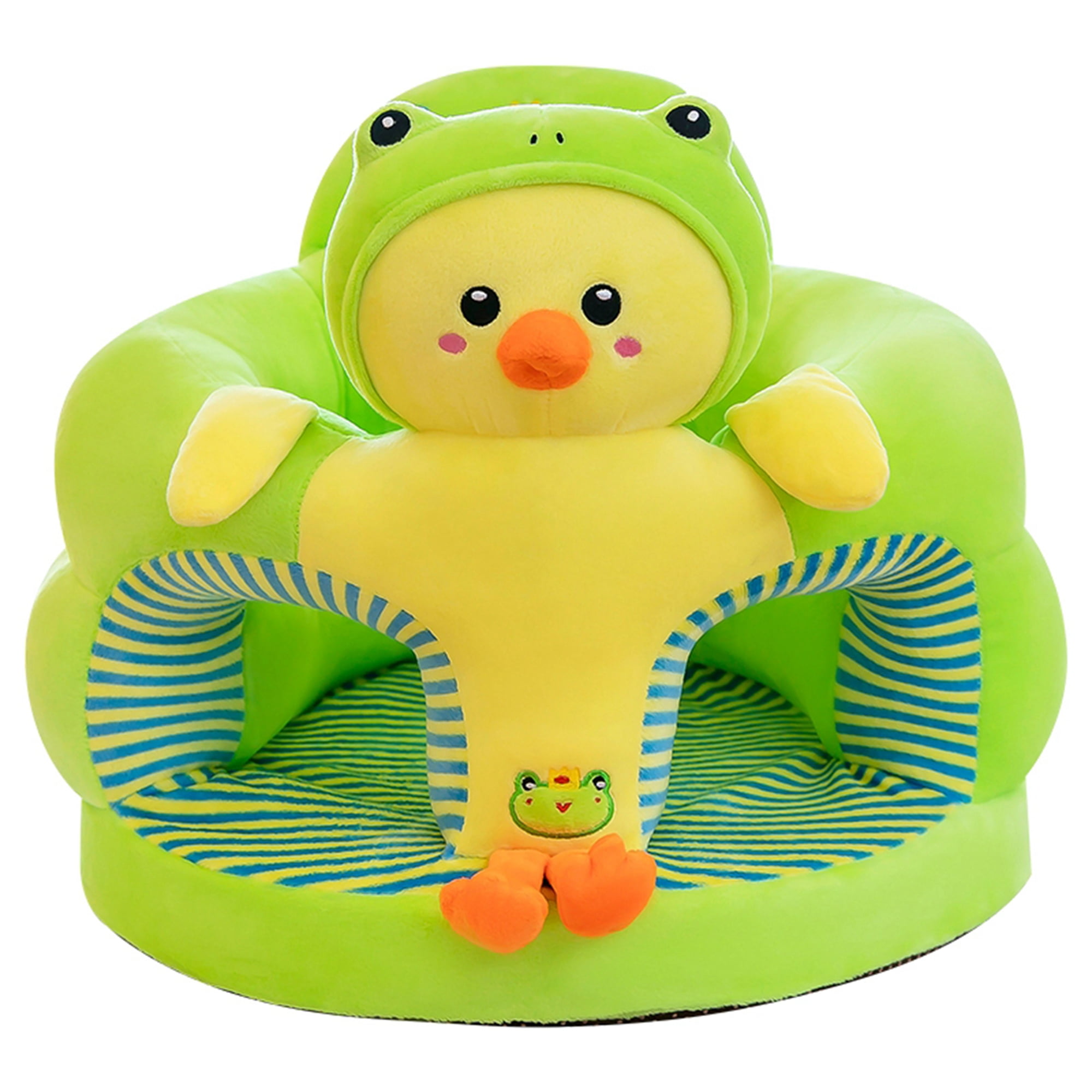 Faithtur Baby Sit up Chair Cartoon Animals Plush Toddler Sofa Chair Baby Support Floor Seat for Infant Learn to Sit Walmart