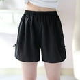 thumbnail image 4 of CheerKidz Girls' Cute Safe Guards Chiffon Shorts for 3-7 Years Summer Shorts Thin Underwear Pants Soft & Softable for Daily Wear(Black,5 Years), 4 of 4