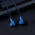 thumbnail image 4 of 3.5mm Crack Earphone Wired Control Headset Braided Cable Headphone Mobile Phone Earbud With Mic Workhe, 4 of 5
